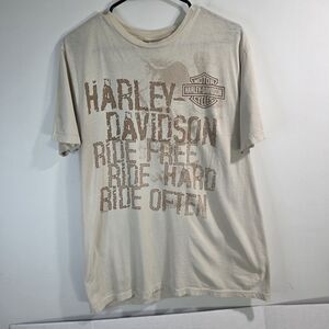 Harley Davidson Motorcycles T-shirt Men's size Large 2012